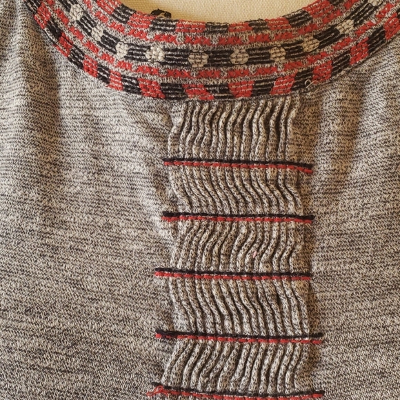 Lucky Brand color Gray Top S - Picture 2 of 8